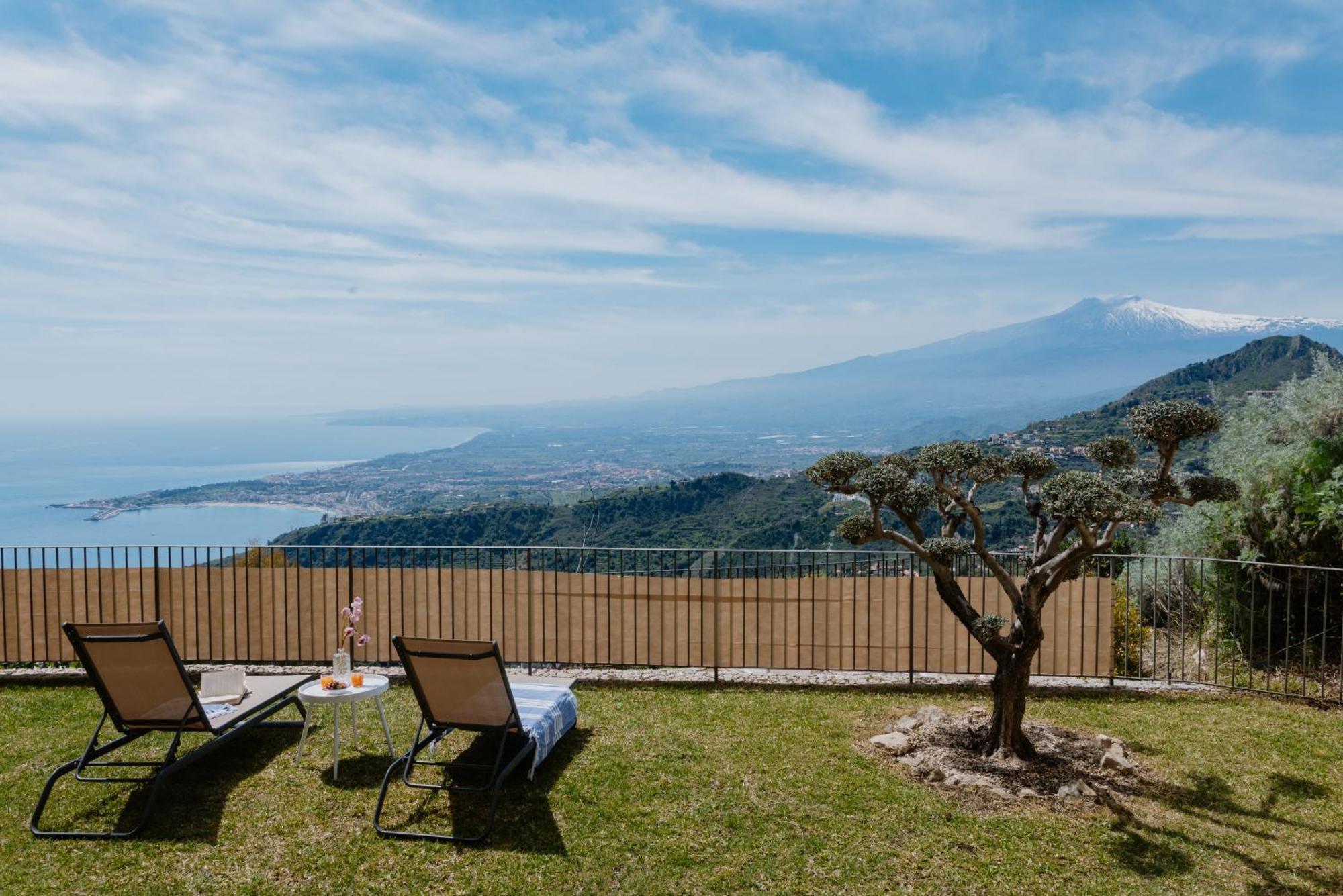 Villa Da Vinci Luxury Panoramic Apartments - Taormina Rooms Collection Exterior foto